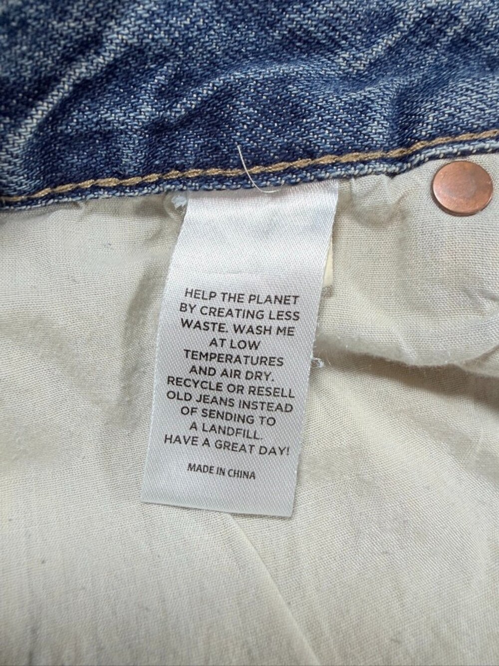 Women's PacSun Baggy Wide Leg Jeans Size 30 Mid Rise Light Wash - Picture 14 of 14
